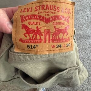 Levi Strauss & Co. Olive Jeans